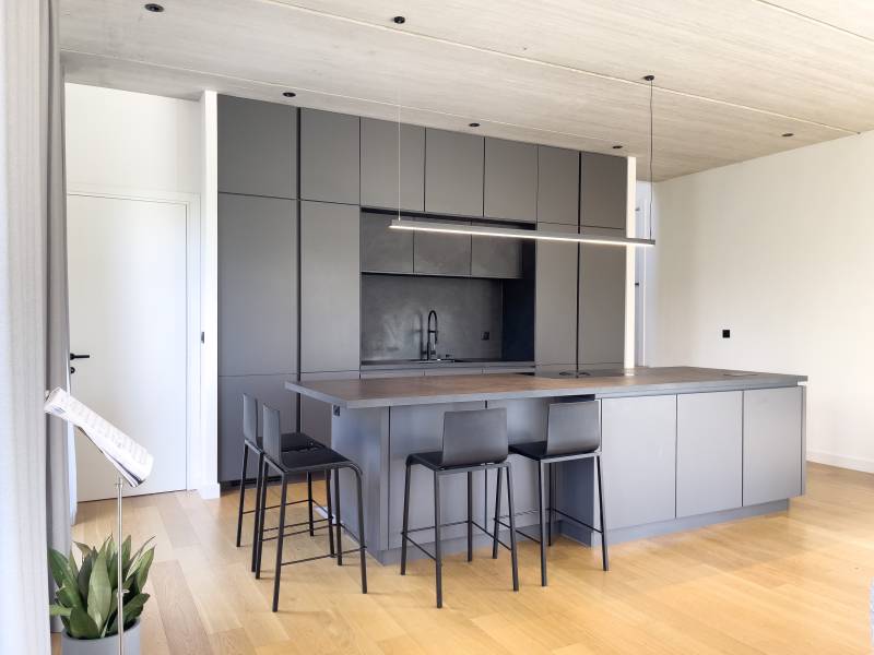 Beautiful house featuring a contemporary kitchen perfectly designed for professional photo shootings in FRANCE