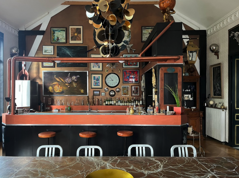 set design for a photo shoot in Paris