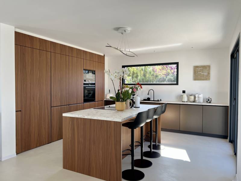 Beautiful and Spacious Kitchen Perfectly Designed and Ideal for Professional Photo Shoots Located in the South of France