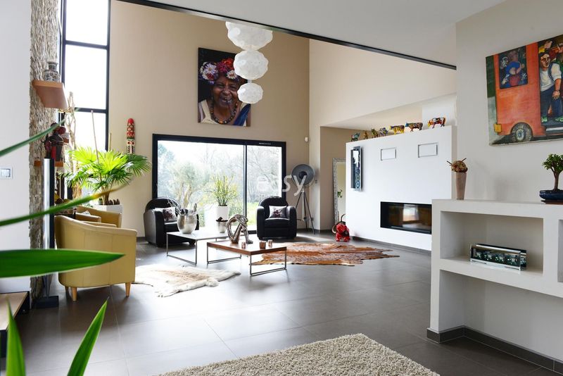 Contemporary modern house designed specifically for professional filming and shooting purposes