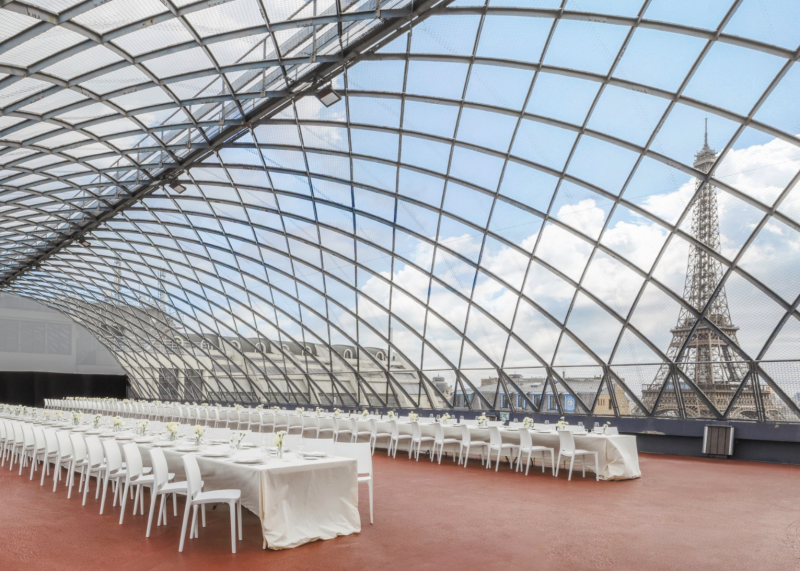 Rooftop available for rent for filming purposes in Paris, France with exceptional views