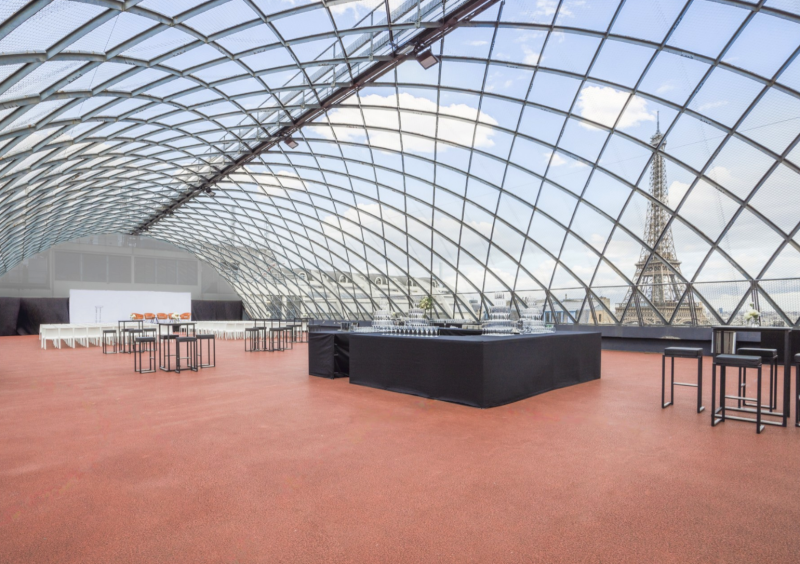 Event venue available for rent with an exceptional view of the Eiffel Tower in Paris, FRANCE
