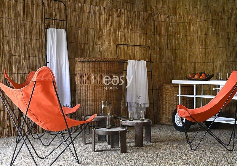 Beautifully styled 1970s home decoration design specifically arranged for a professional photoshoot in FRANCE