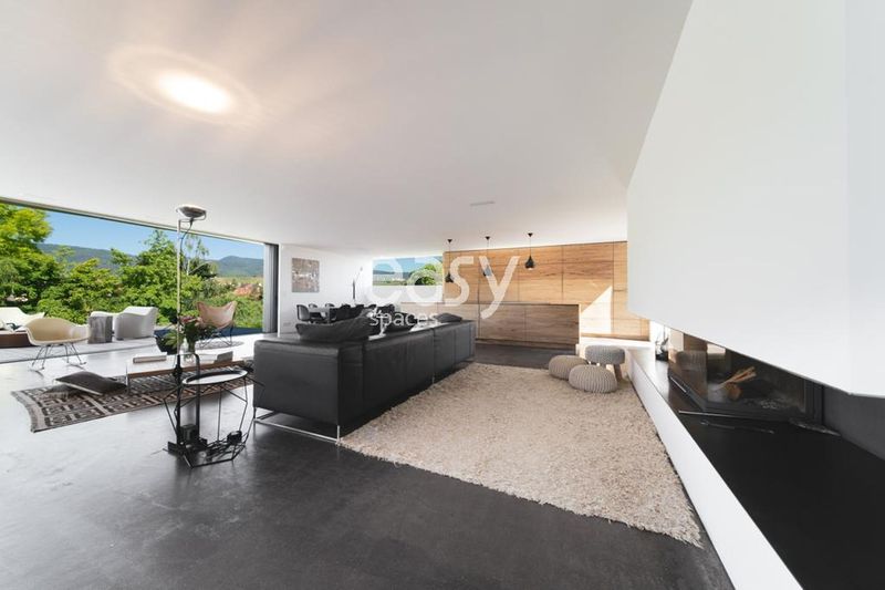 Rental location place with swimming pool and terrace ideal for garden furniture photoshoot in Alsace, FRANCE