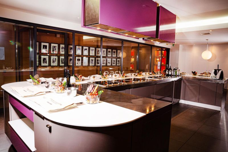 event space featuring a professional kitchen in the city of Paris, FRANCE