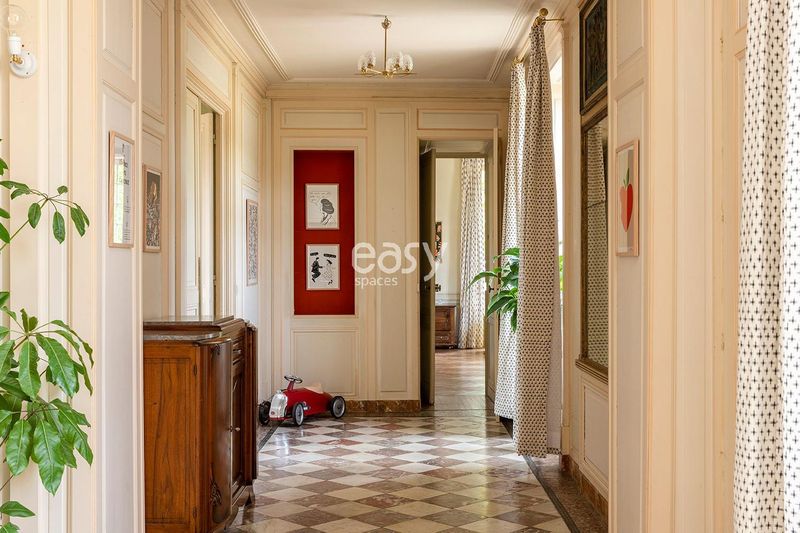 Decorative setting arranged specifically for filming sequences inside a castle location