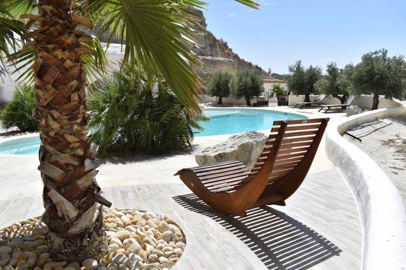 Desert landscape ideal for a professional photoshoot in France featuring expansive arid views