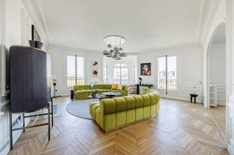 Exceptional Haussmann-style Apartment Rental Location for Film Shooting in PARIS, FRANCE