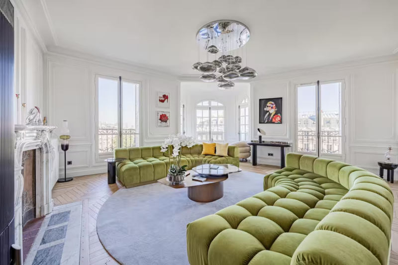 Haussmannian-style Decor Available for Rent for Filming in Paris, FRANCE