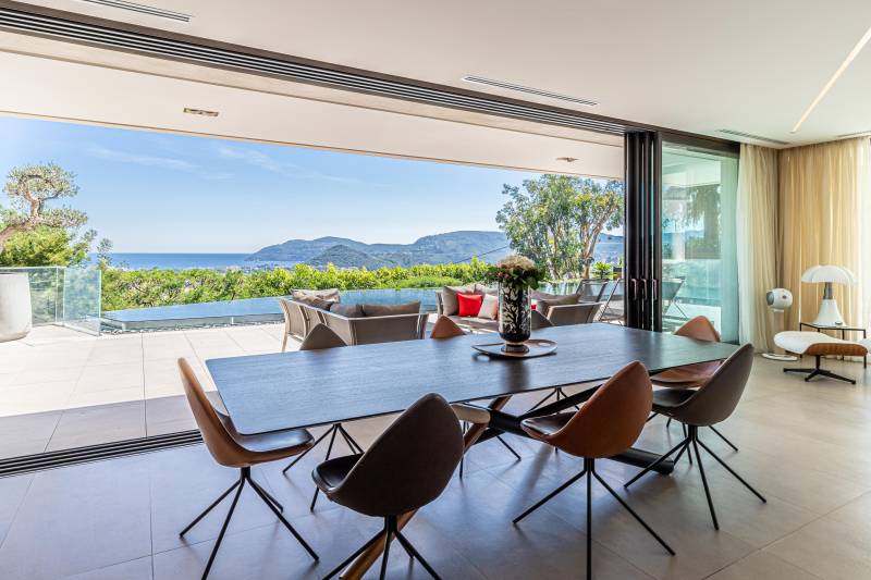 decor for a professional photoshoot on the stunning French Côte d'Azur coastline