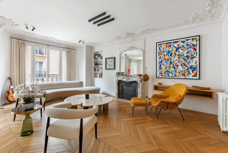 Rent a Haussmannian apartment for photo and film shoots in Paris