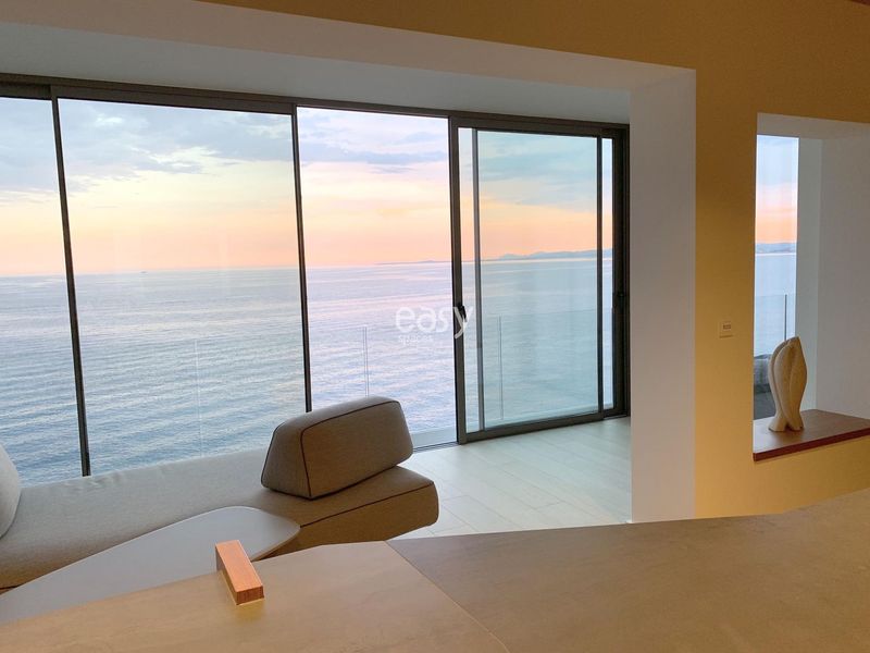 apartment with a beautiful sea view during filming in Nice, FRANCE