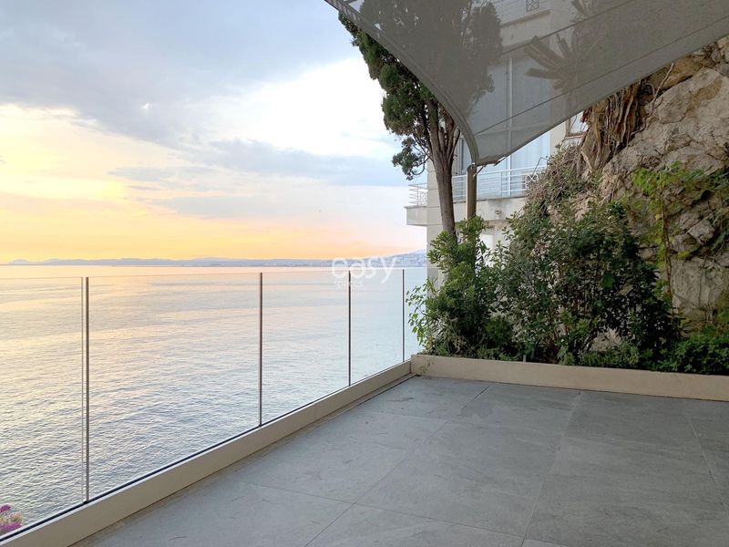 Outdoor garden furniture shooting location with beautiful sea view in FRANCE