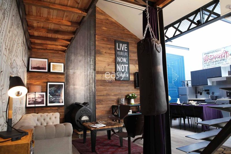 decor for a professional photo shoot taking place in the city of Lyon