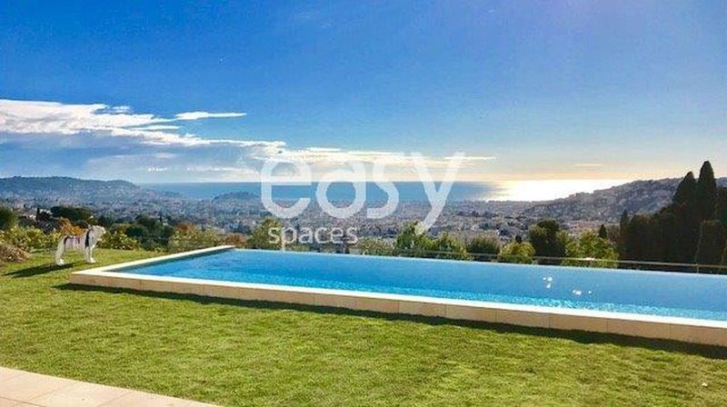 Architect's house with swimming pool and sea view perfectly suited for filming in Nice