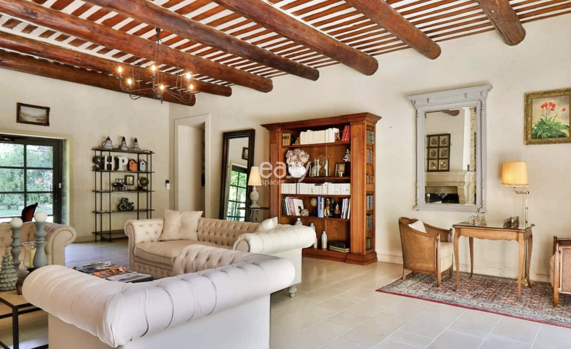 Scenic decoration setup specifically designed for the Avignon decoration catalog in FRANCE