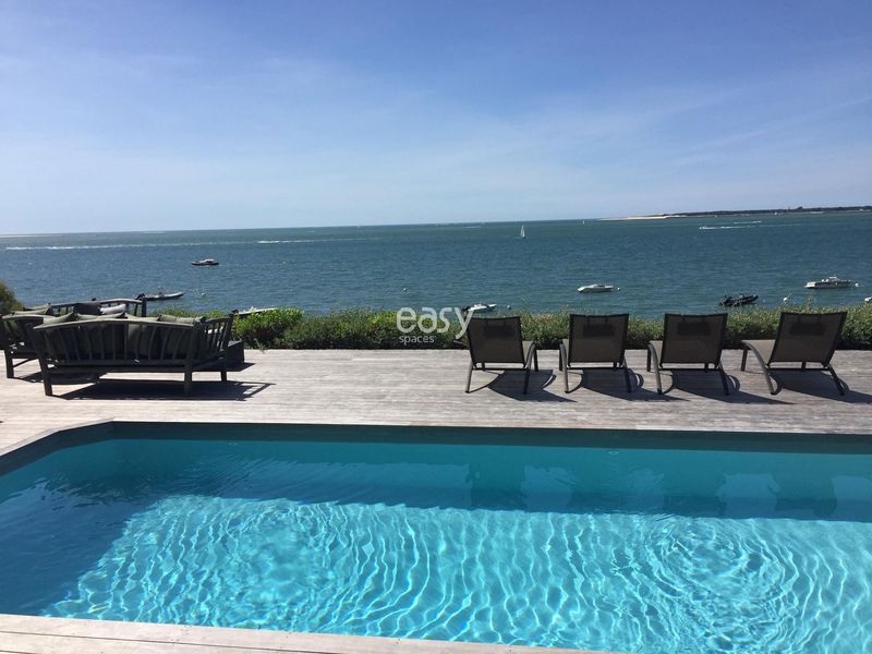 location of a photo shoot featuring a swimming pool with a sea view in FRANCE
