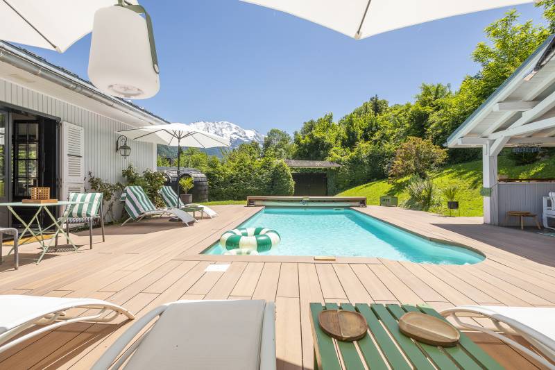 Shooting location with an impressive view of Mont Blanc in FRANCE