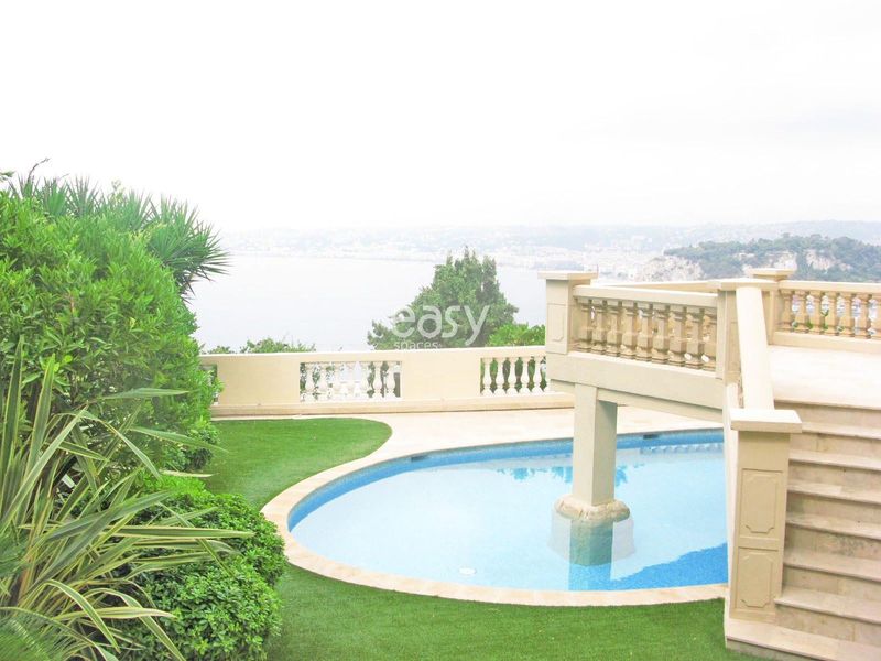Rental of a venue with a swimming pool and sea view in Nice for a film shoot or production purpose
