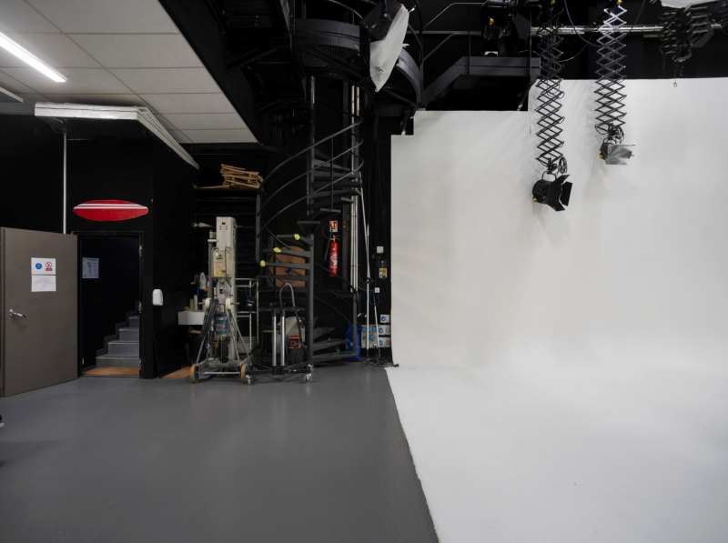 TV studio in the center of Paris