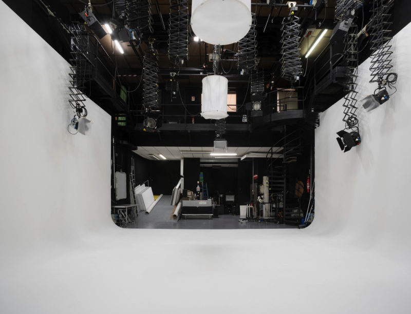 set design for a music video shoot in Paris