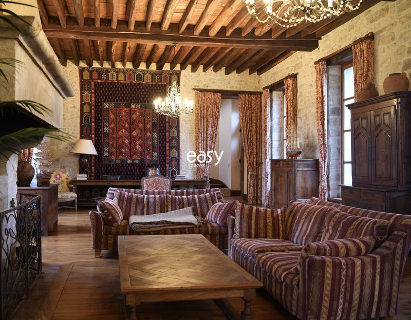 Filming location at a private residence in Paris with unique and authentic ambiance