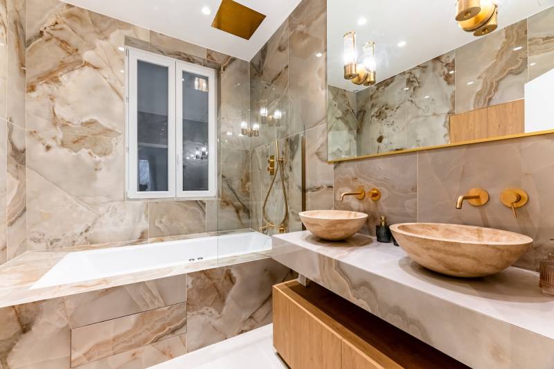 Bathroom suitable for filming purposes located in Paris, FRANCE