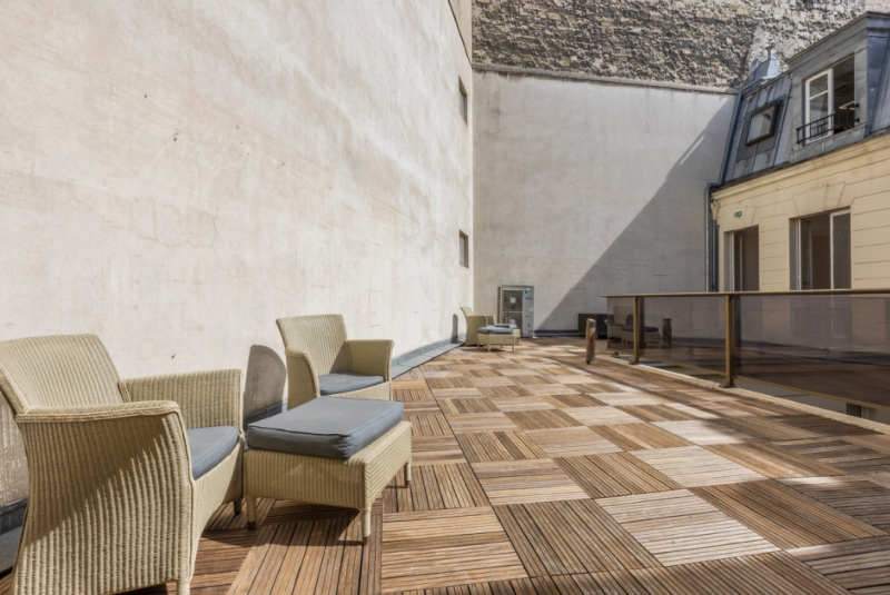 Apartment for rent for events with terrace in Paris