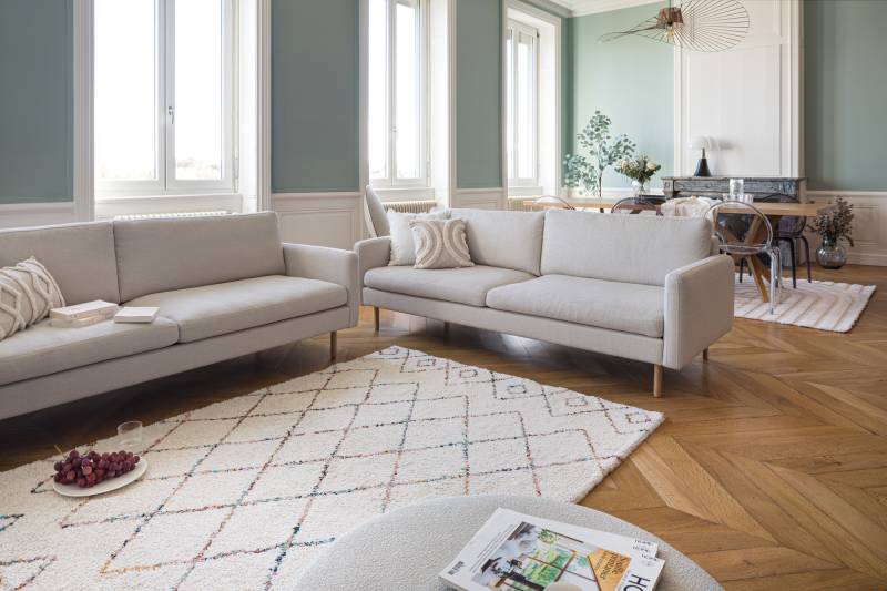 Rental of an apartment with wooden flooring and moldings in the city of Lyon, FRANCE