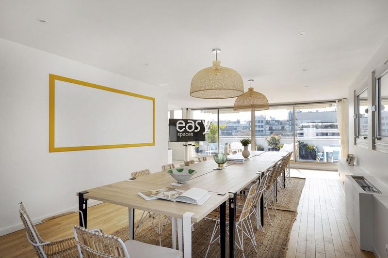 Rooftop available for rental for professional photo shoots in Paris, France with exceptional panoramic views