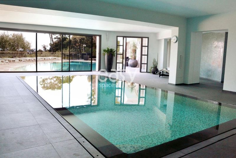 Location scouting of places featuring indoor swimming pools specifically for photo production along the French Riviera coastline