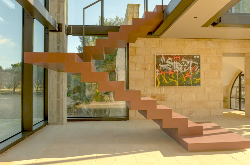 Contemporary villa for rent for filming in Puglia, Italy
