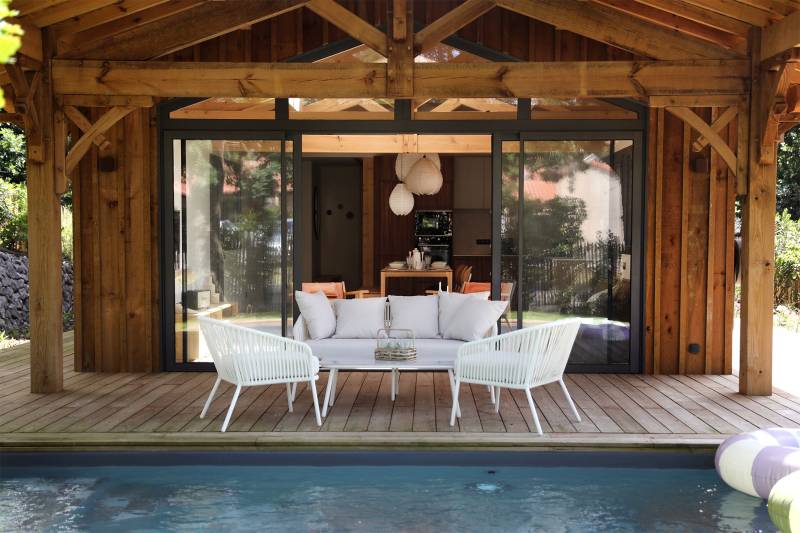 House available for rent specifically for filming purposes in Hossegor, FRANCE