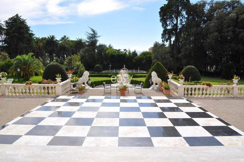 Belle Époque styled villa available for rent specifically for photo production purposes in Cannes