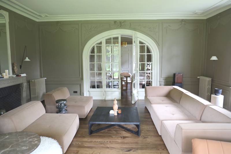 scenery and background decoration set up for a professional photo production in the southwestern region of FRANCE