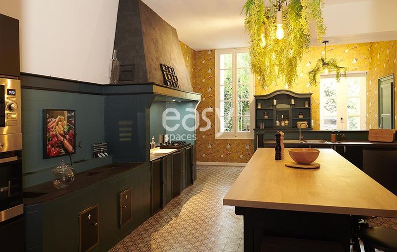 baroque style house filming with elaborate ornate decorations and dramatic visual elements typical of France