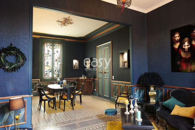 baroque style house with dramatic and elaborate architectural features photoshoot in FRANCE