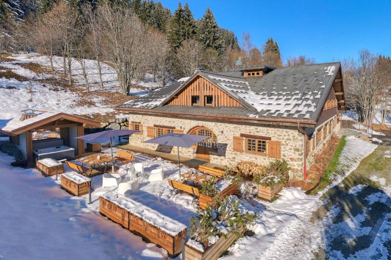 Chalet rental in Megève, France, exclusively for professional event purposes and corporate gatherings