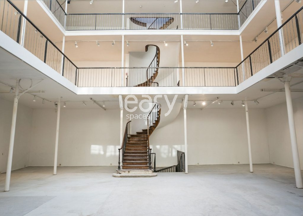 A unique and atypical space available for rent as a showroom in Paris, FRANCE
