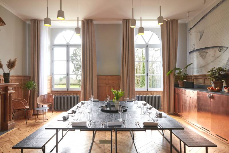 Place for a cocktail event in Brittany, France with a beautiful atmosphere