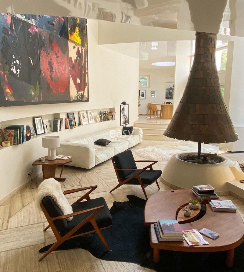 70s style villa from France designed for film shooting purposes during the production process