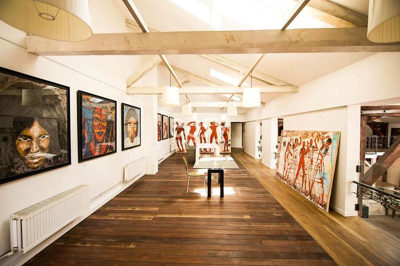 Industrial site for the launching of the printing press in Paris, France