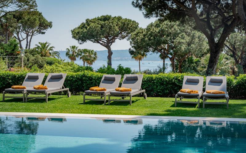 Sea view villa rental for advertising shoot in Saint-Tropez, in the beautiful French Riviera, France