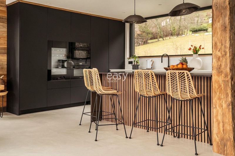 beautiful kitchen perfectly designed and decorated for an Annecy photoshoot in FRANCE