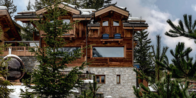Luxury chalet available for rent ideally suited for professional photo shooting sessions