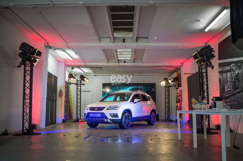 unique and unconventional space specially designed for the exciting launch of a new product