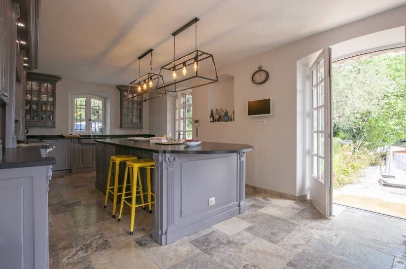 beautiful and spacious kitchen designed specifically for an impressive culinary show in France