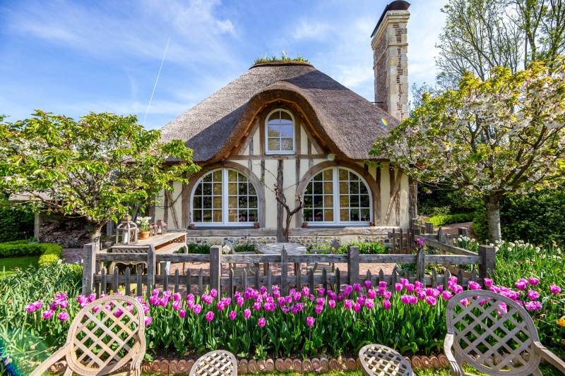 Filming location in Normandy region, France known for its scenic landscapes and historical sites