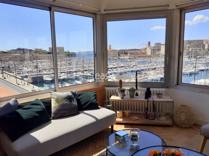 Filming location showing the old port view of the city of Marseille