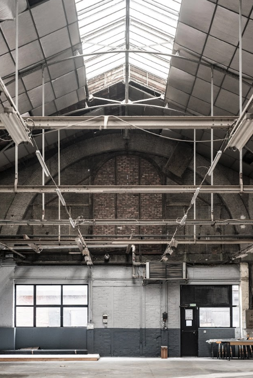 industrial loft-style event venue in Paris